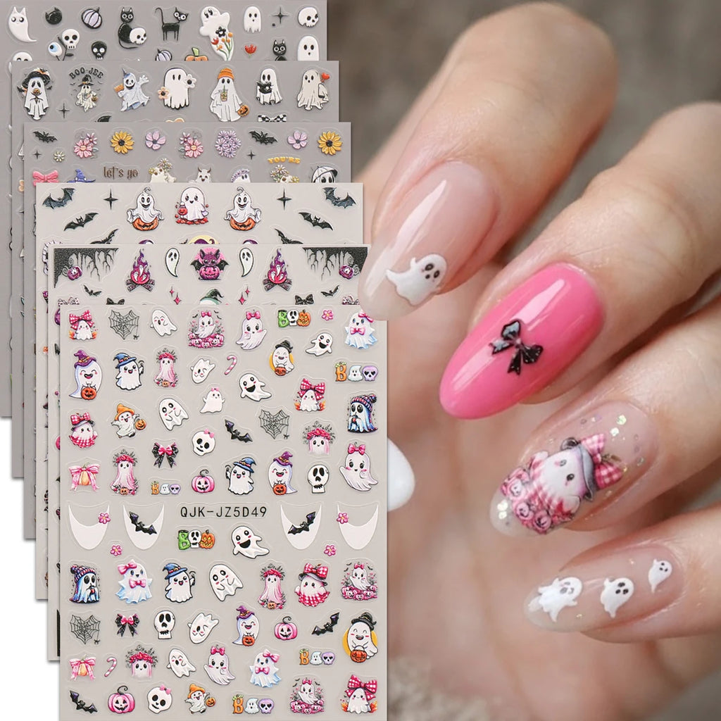Halloween Raised Nail Stickers