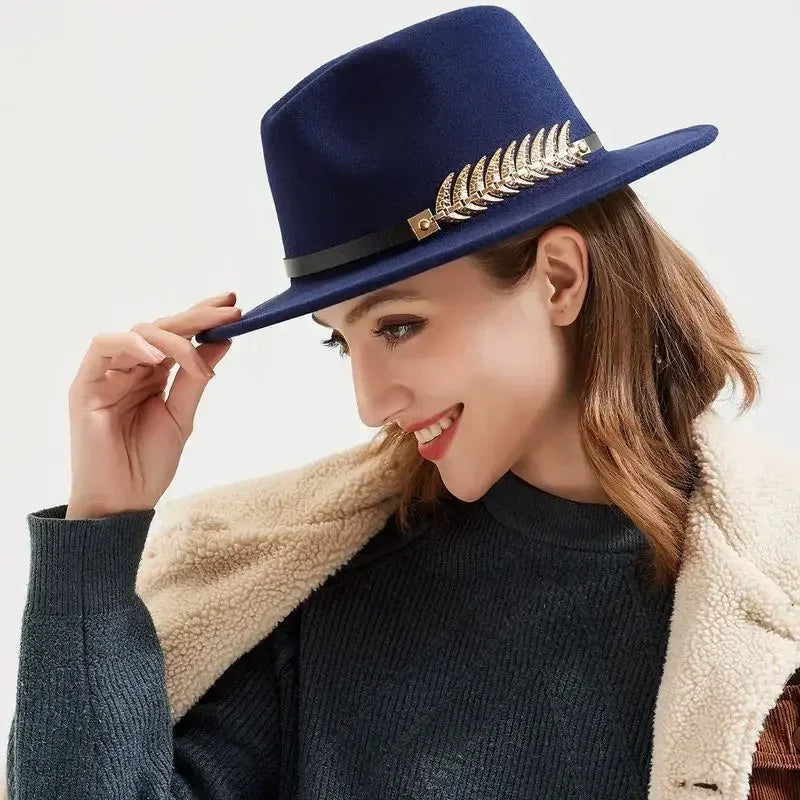 Vintage Wool Jazz Hat