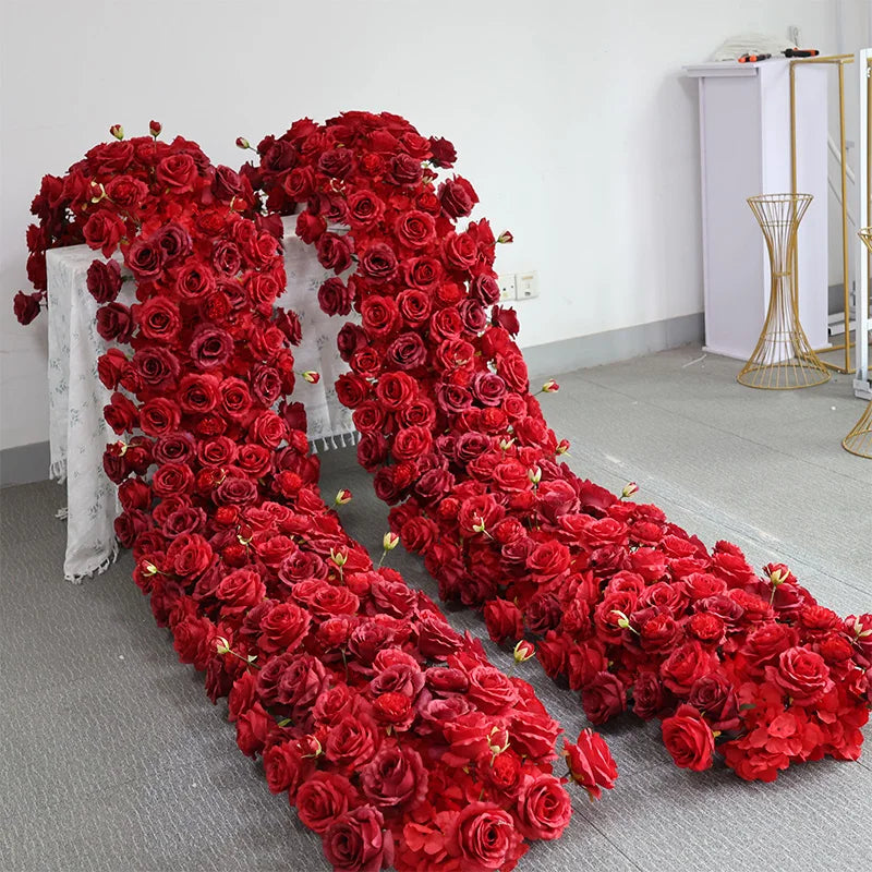 Artificial Rose Table Runner – Decor