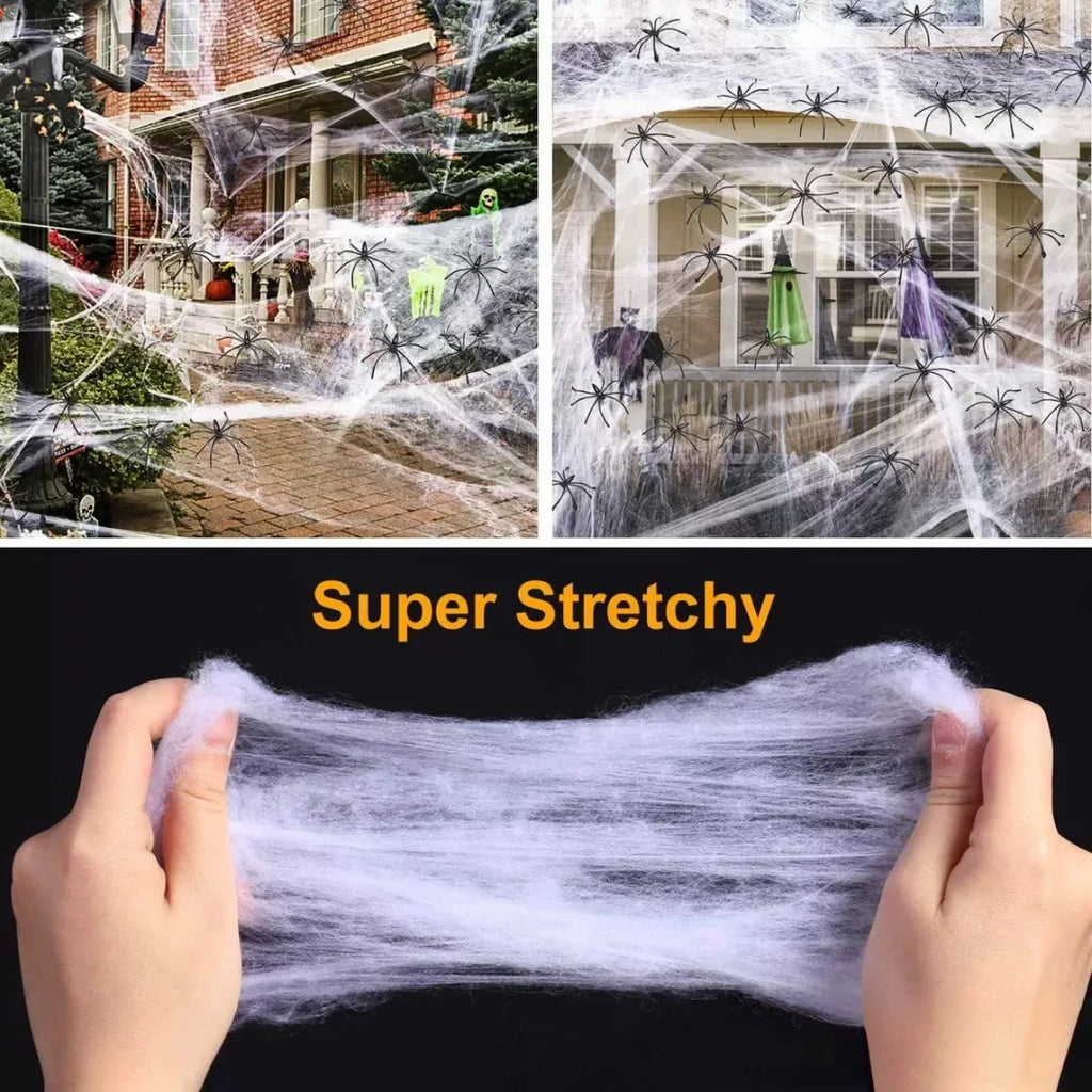Halloween Stretch Spider Web