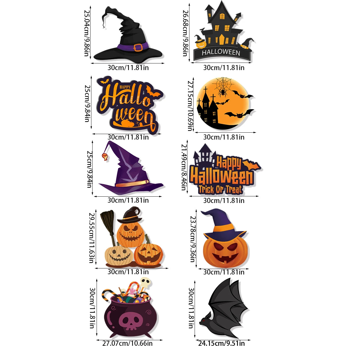 Halloween Paper Signs & Hanging Decorations