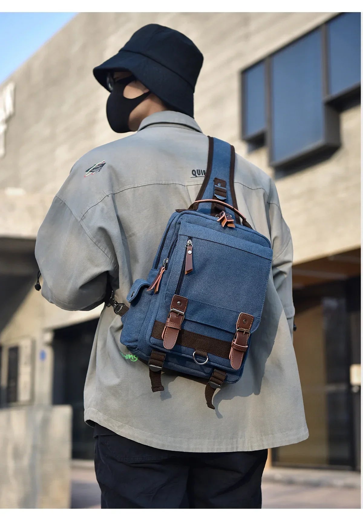 Small Canvas Backpack 20L
