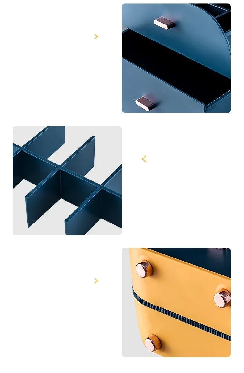 Travel Jewelry Organizer Box with Handle