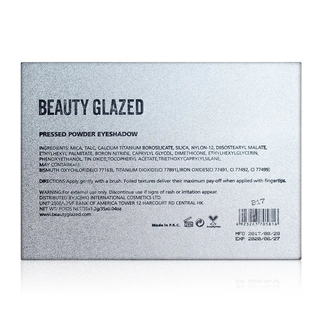 BEAUTY GLAZED 35-Color Makeup Palette