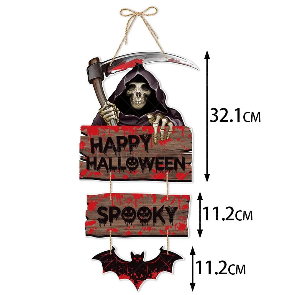 Halloween Paper Signs & Hanging Decorations
