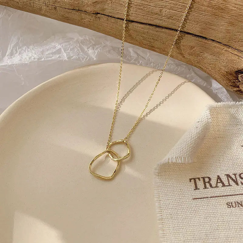 Exquisite Round Chain Necklace - Woman