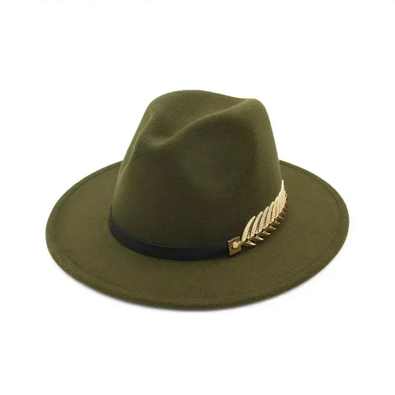 Vintage Wool Jazz Hat