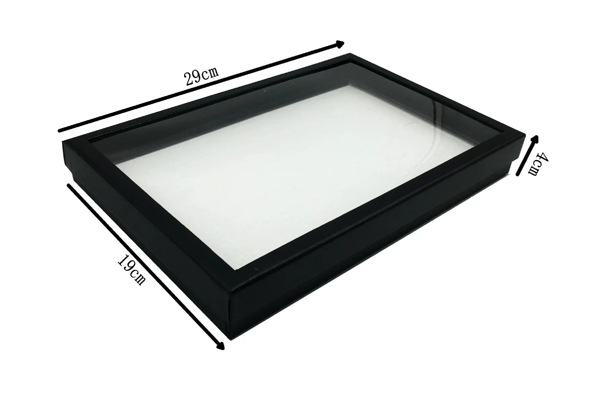 100-Slot Jewelry Display Box with Transparent Cover