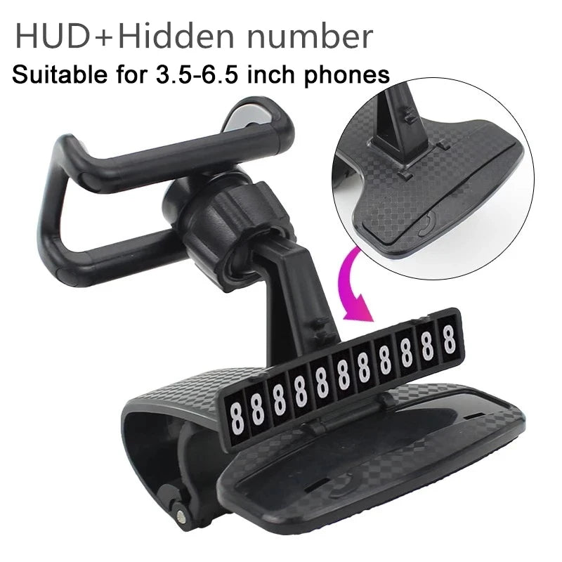 1260° Dashboard Phone Mount - (3.5 to 6.5 inch models only)