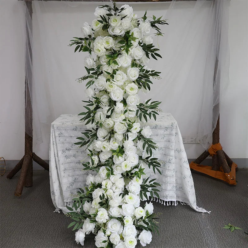 Artificial Rose Table Runner – Decor