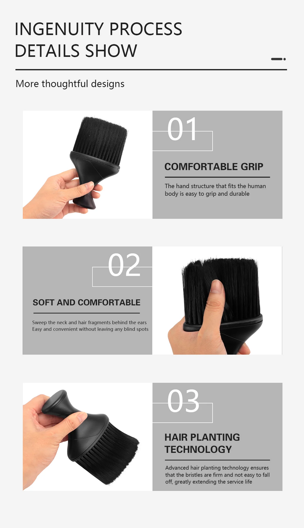 Barber Hair Duster Brush