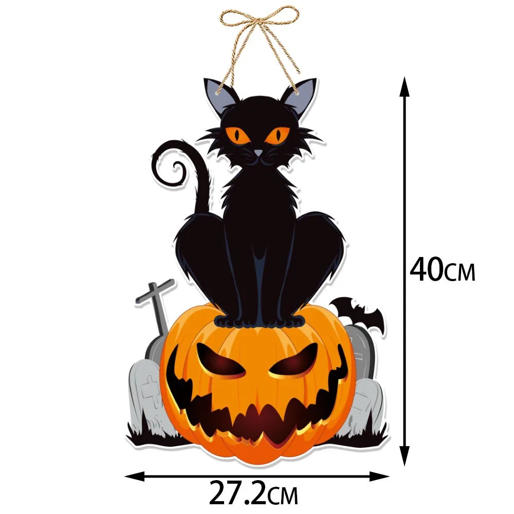 Halloween Paper Signs & Hanging Decorations