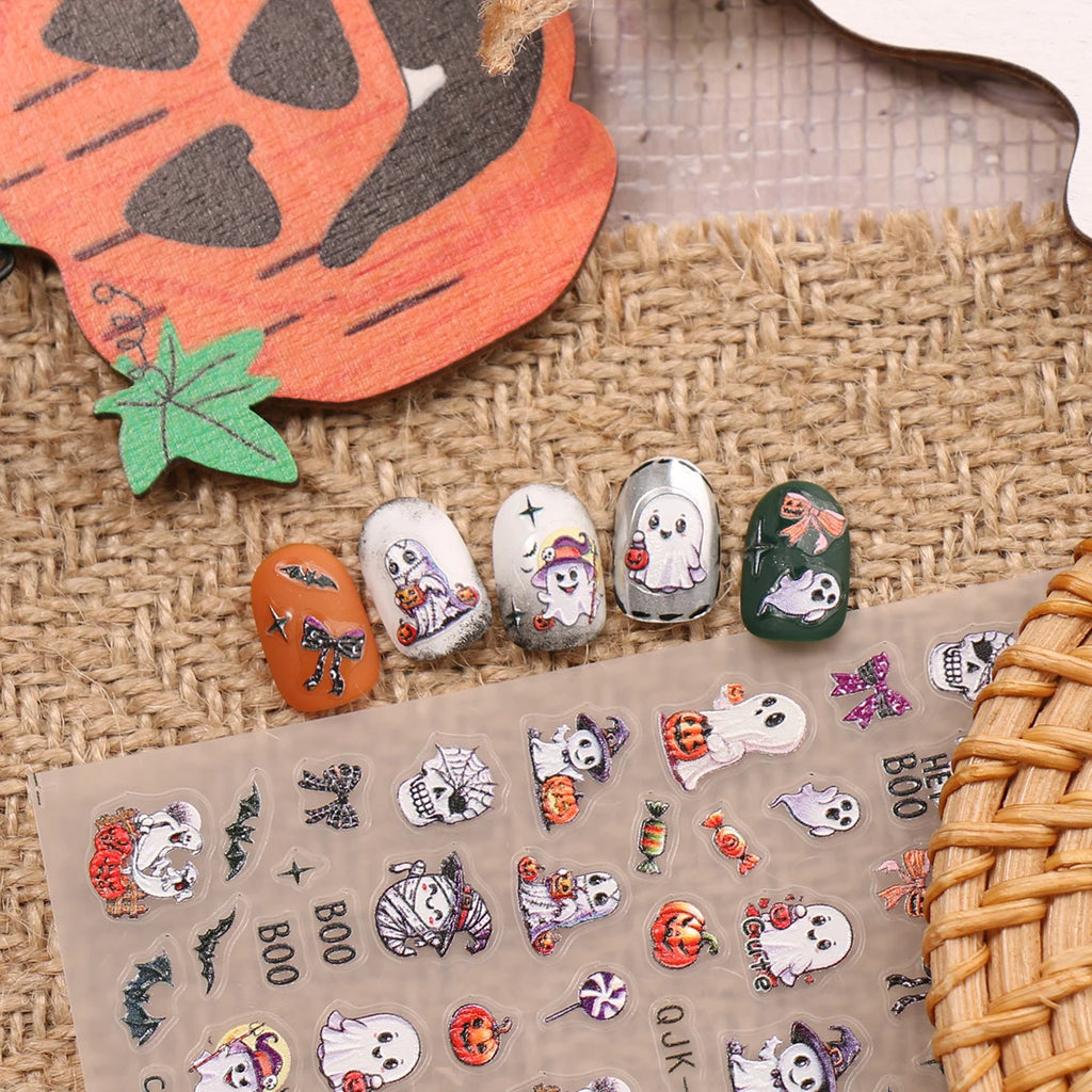 Halloween Raised Nail Stickers