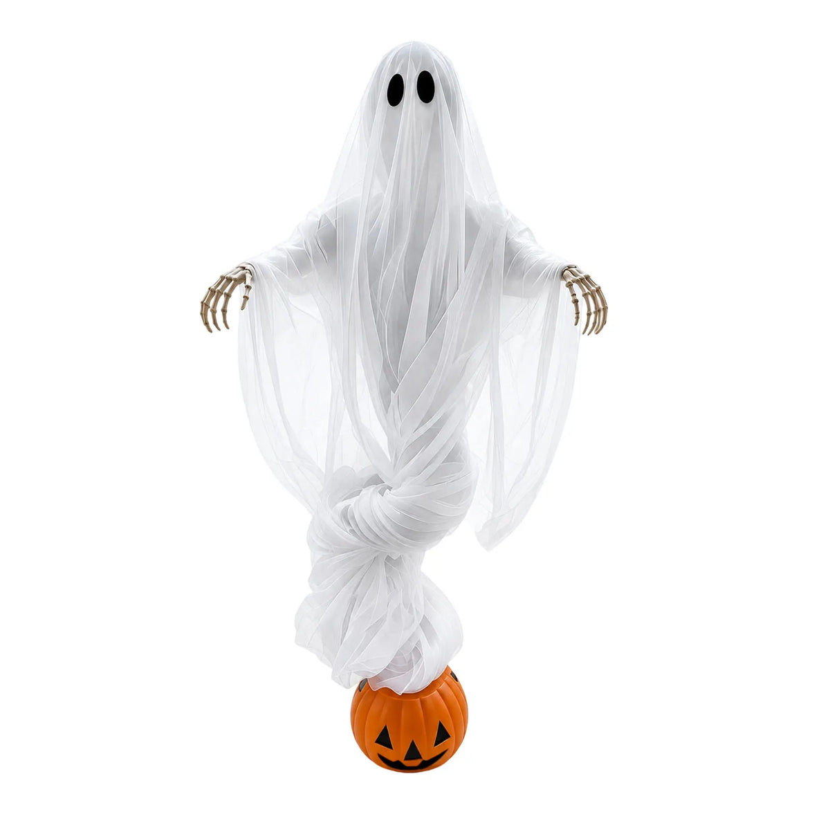 Halloween Light-Up Ghost & Pumpkin Decoration