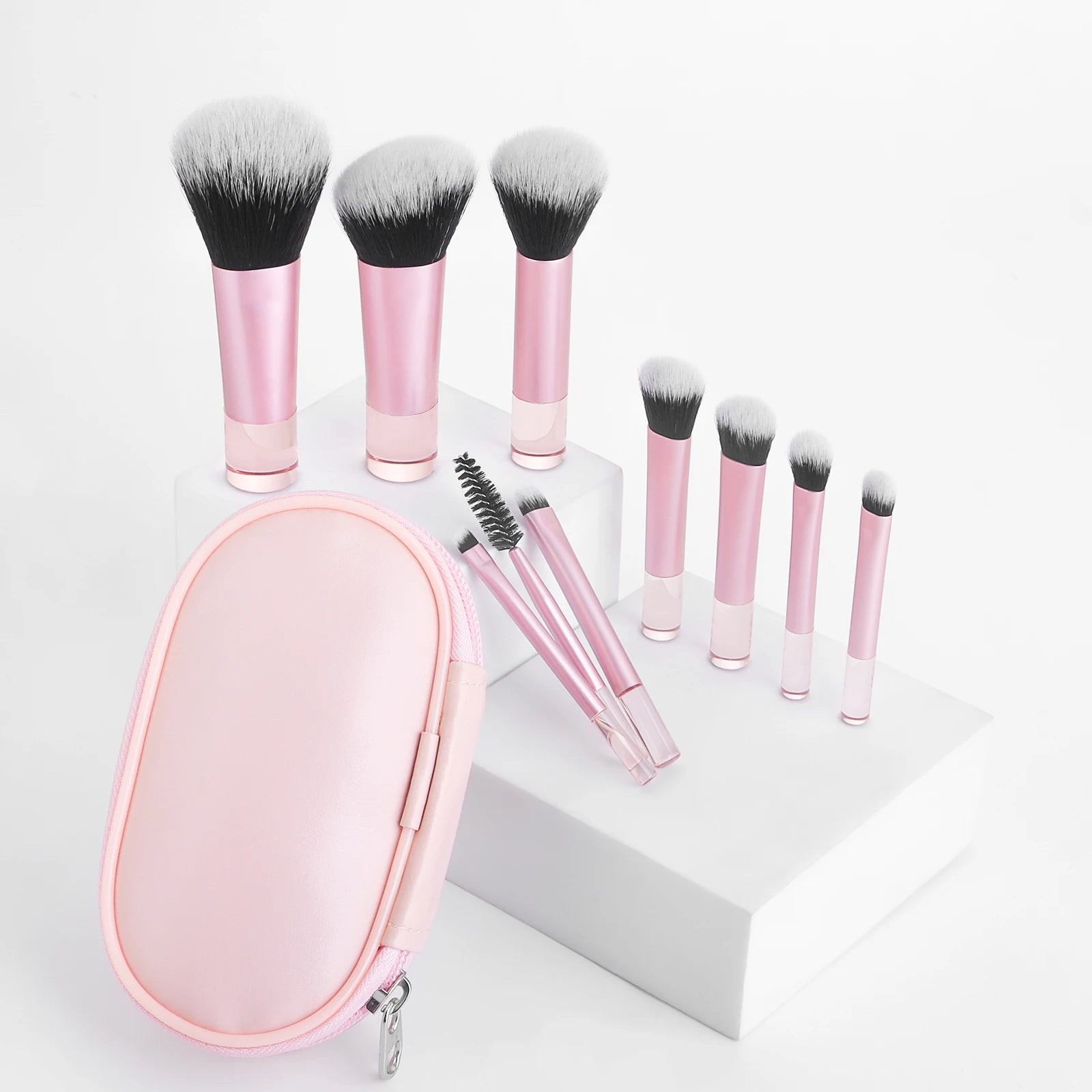 Portable 10pcs Makeup Brush Kit