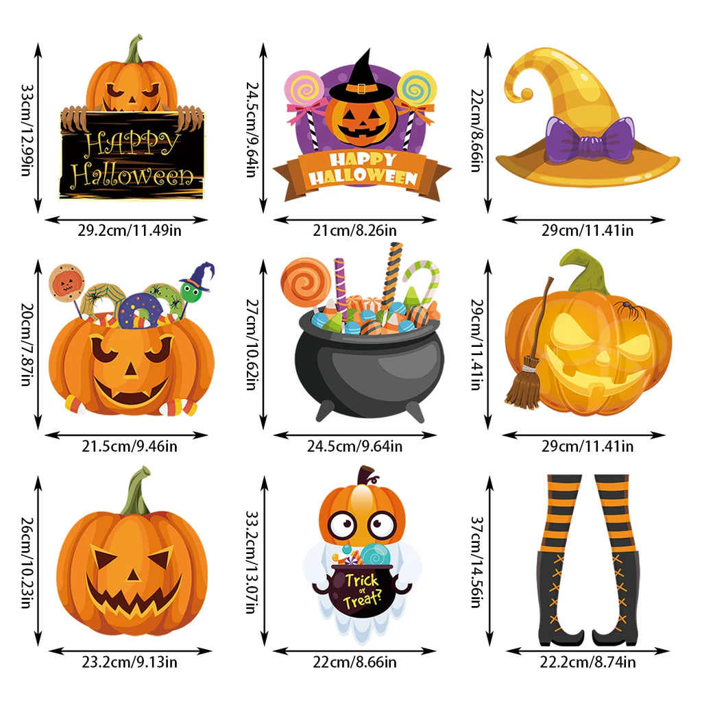 Halloween Paper Signs & Hanging Decorations
