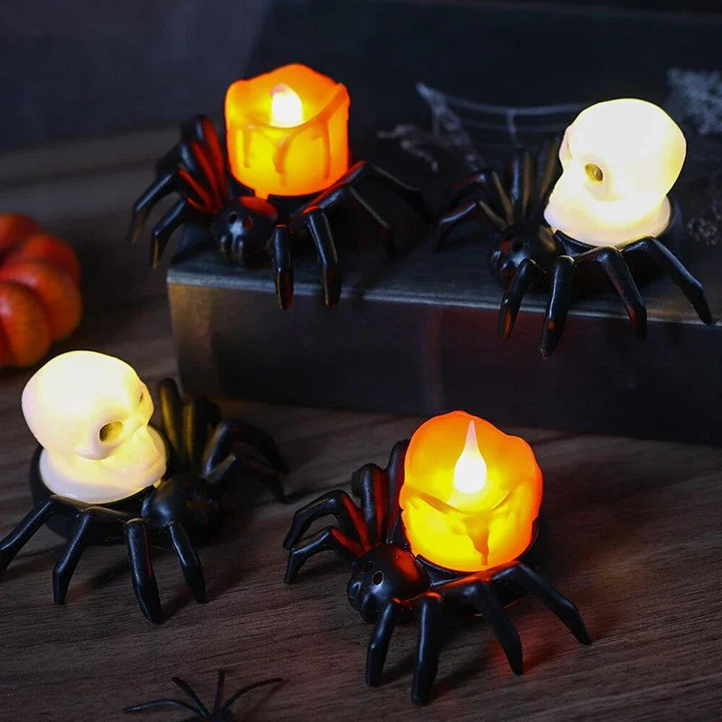 Halloween Spider LED Candle