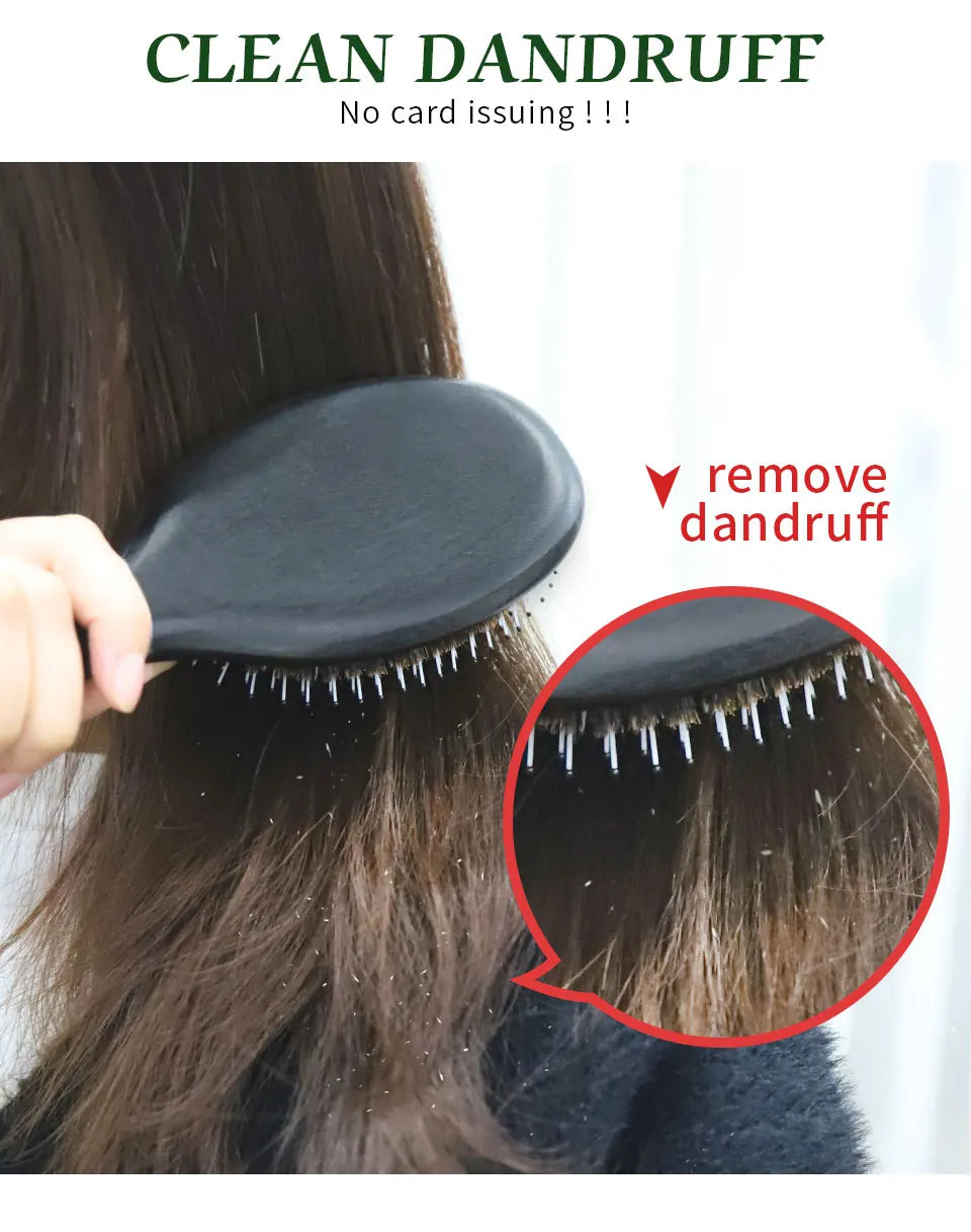 Boar Bristle Hair Brush - Detangle