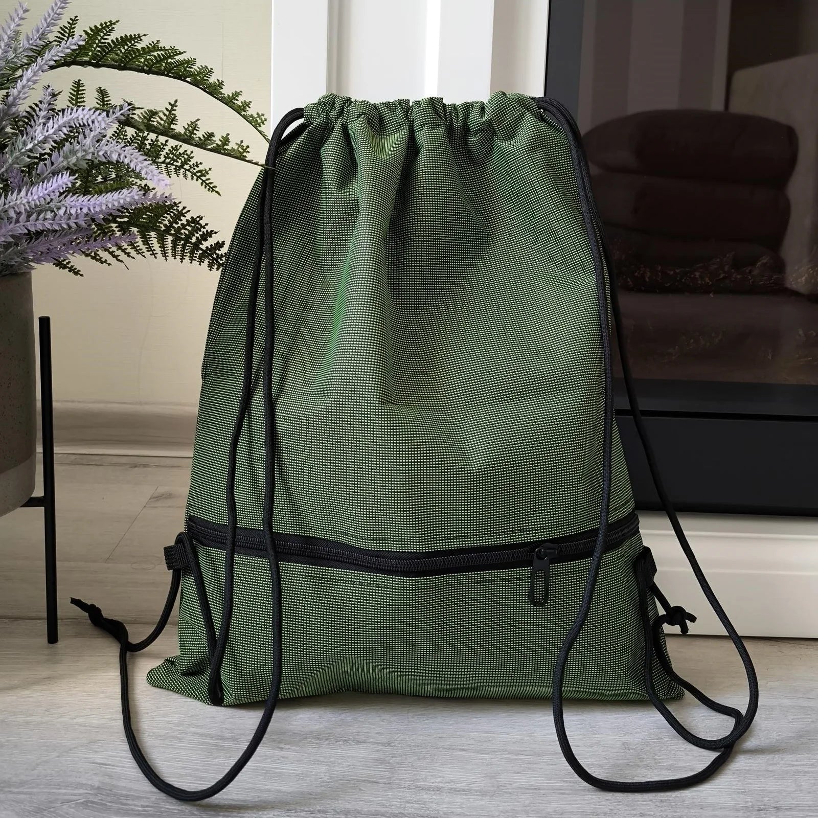 Foldable Drawstring Backpack – Lightweight Unisex