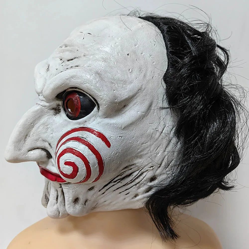 Halloween Spiral-Cheek Horror Mask