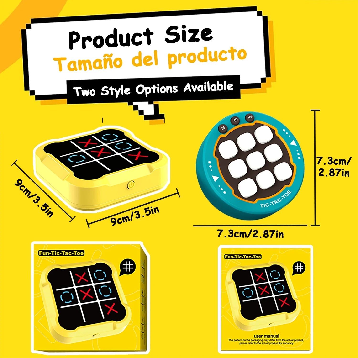 Portable Electronic Tic Tac Toe Game