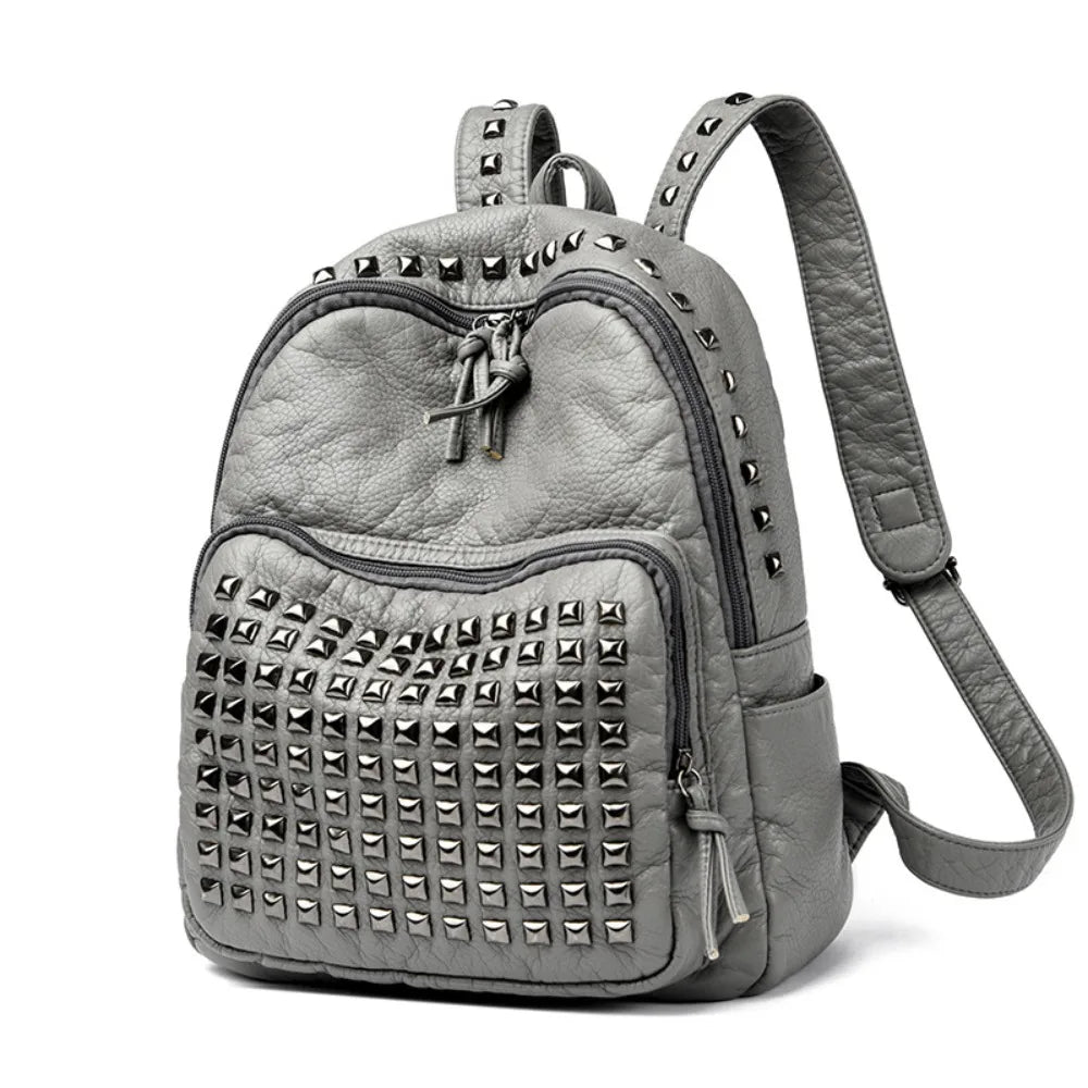 Stylish Rivet Backpack for Men & Women