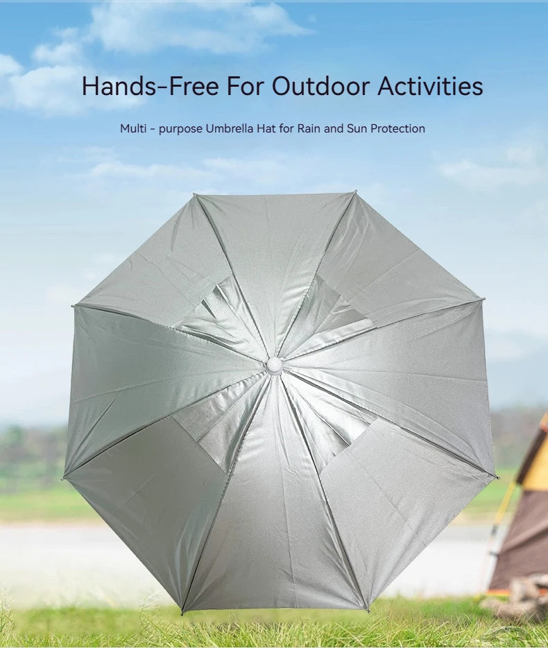 Foldable Umbrella Hat