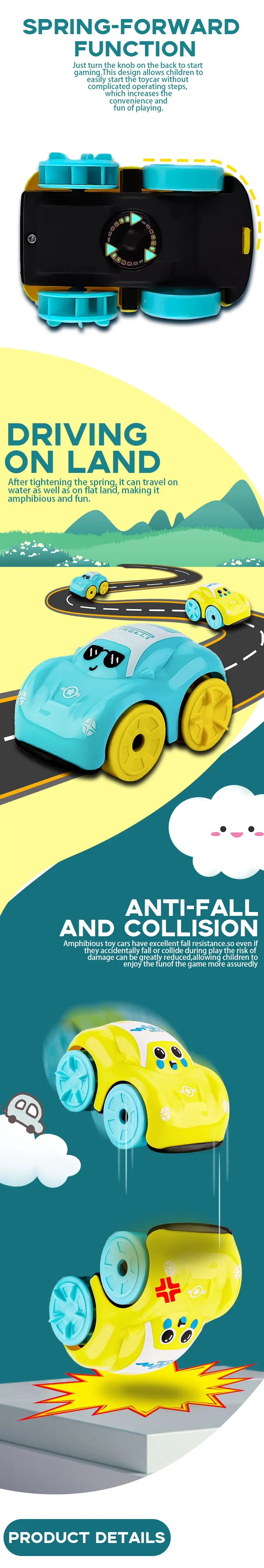 Baby Bath Floating Car Toy Clockwork