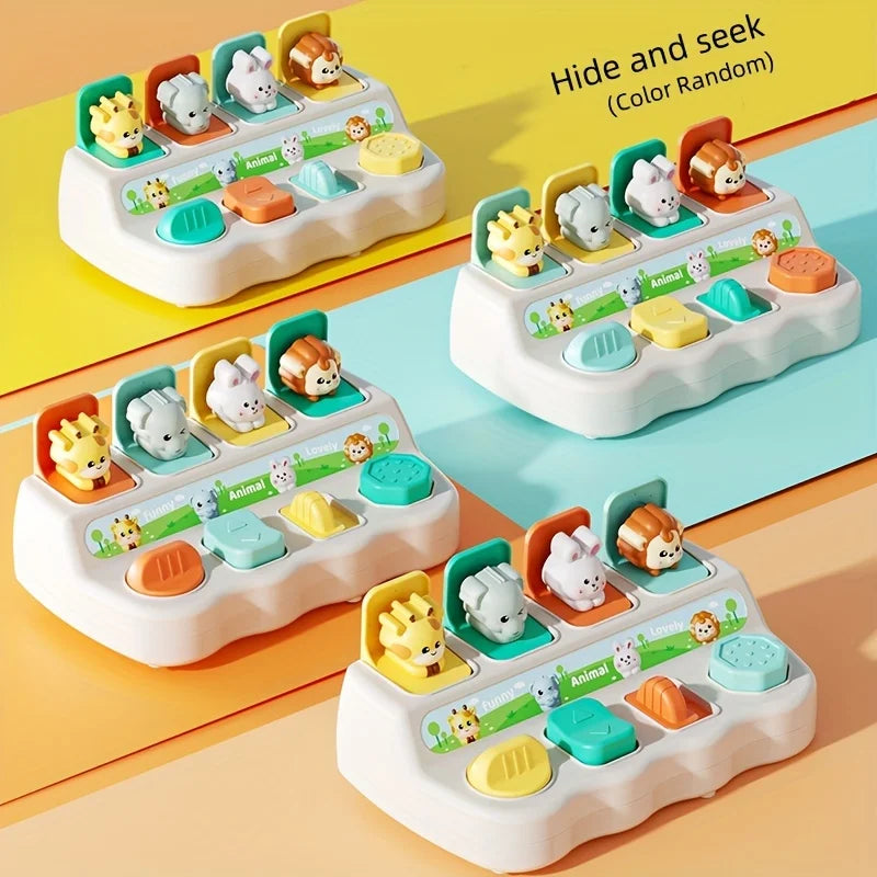 Kids Pop-Up Animal Learning Box
