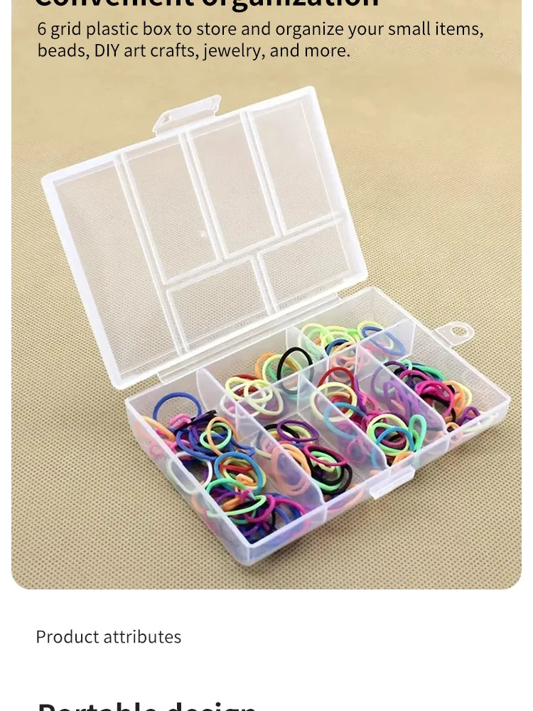 Transparent Double Buckle Jewelry Storage Box