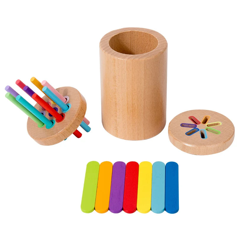 Kids Wooden Color Sorting Toy