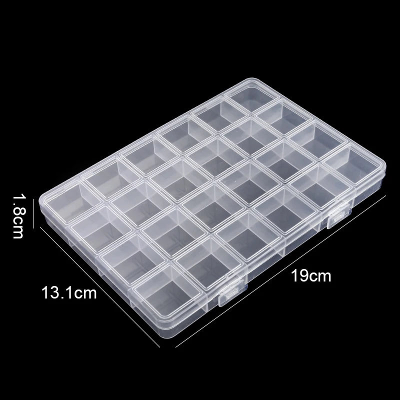 Transparent Jewelry Storage Organizer Box Organizer Display Case