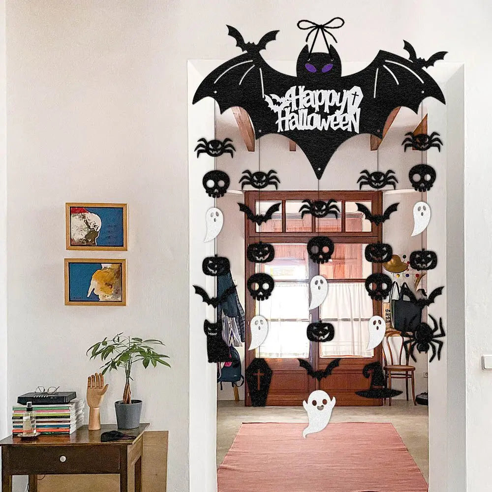 Halloween Bat Hanging Sign