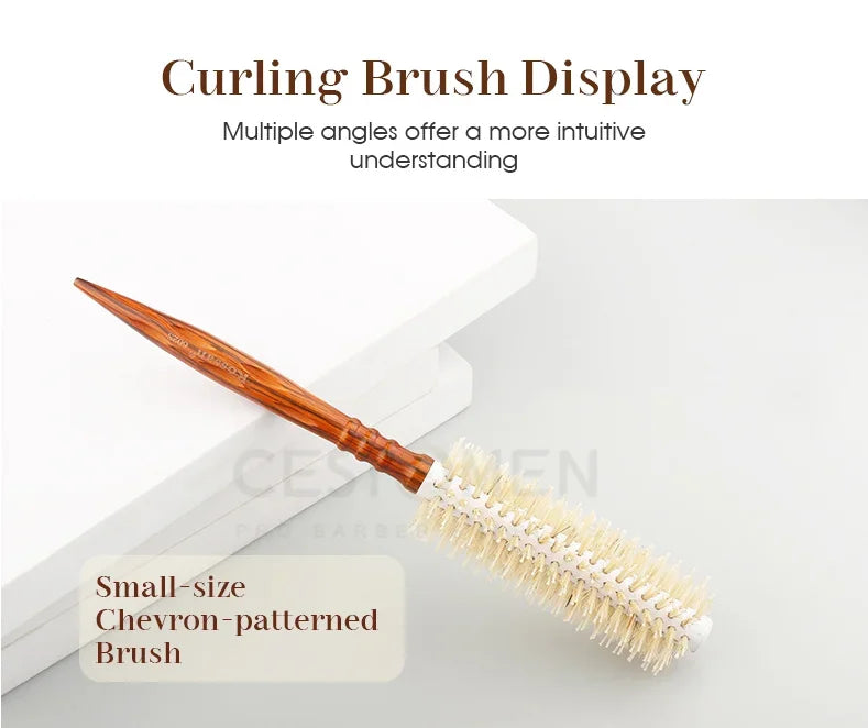 3-Size Round Hair Brush