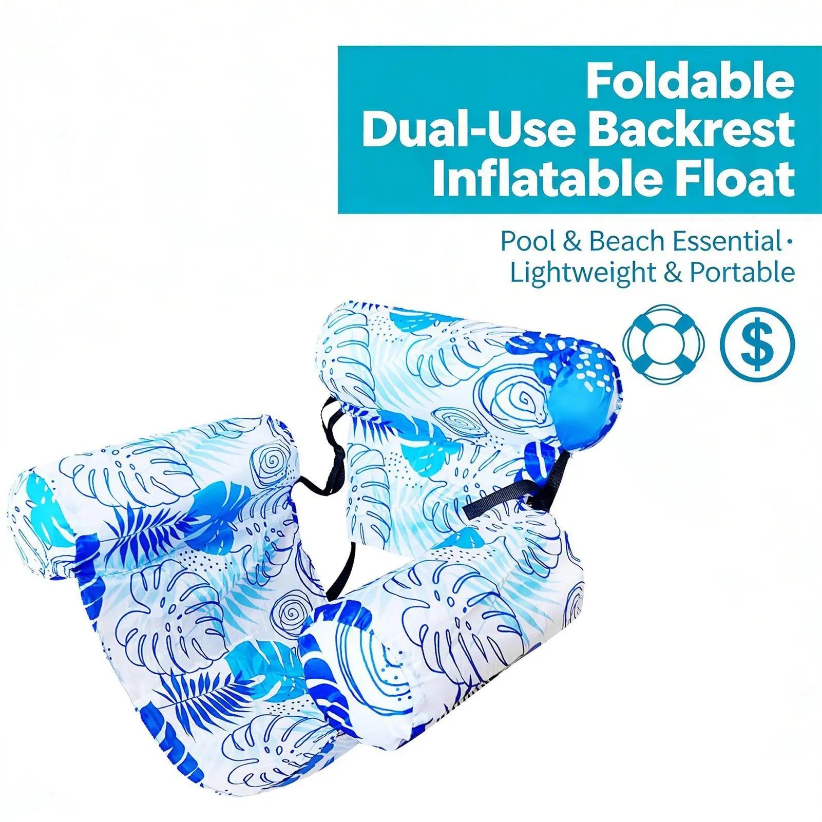 Inflatable Pool Raft Lounger