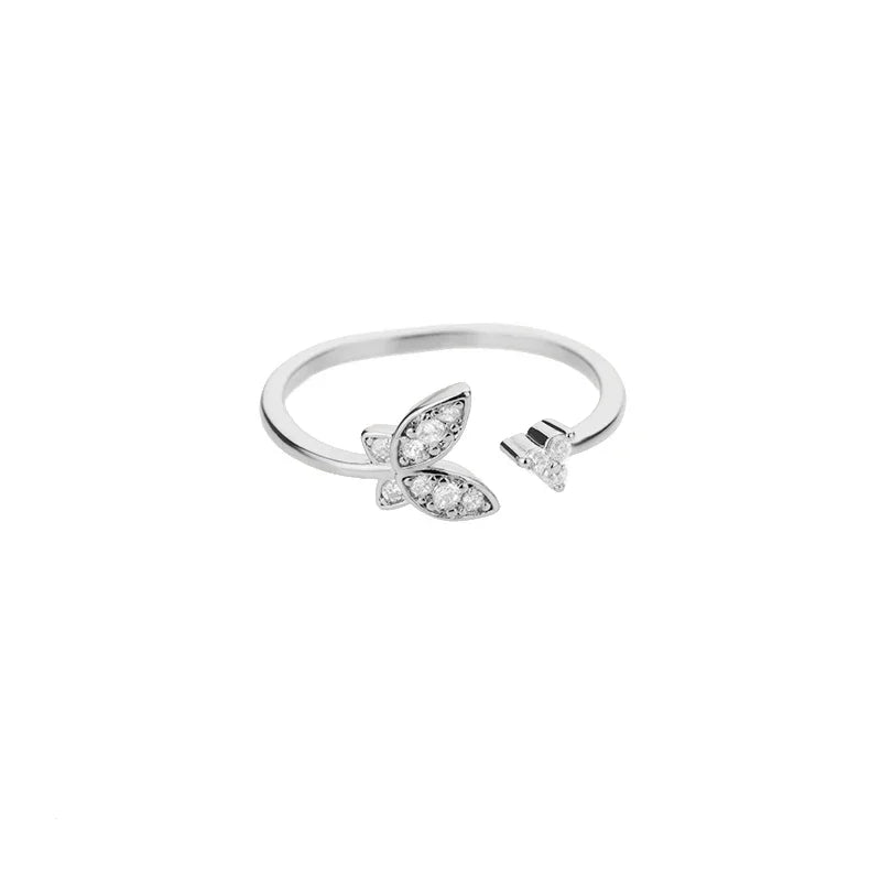 Elegant Zircon Open Ring