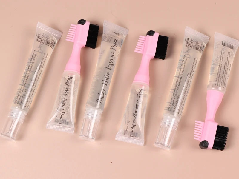Edge Control Hair Gel with Brush - 10ml