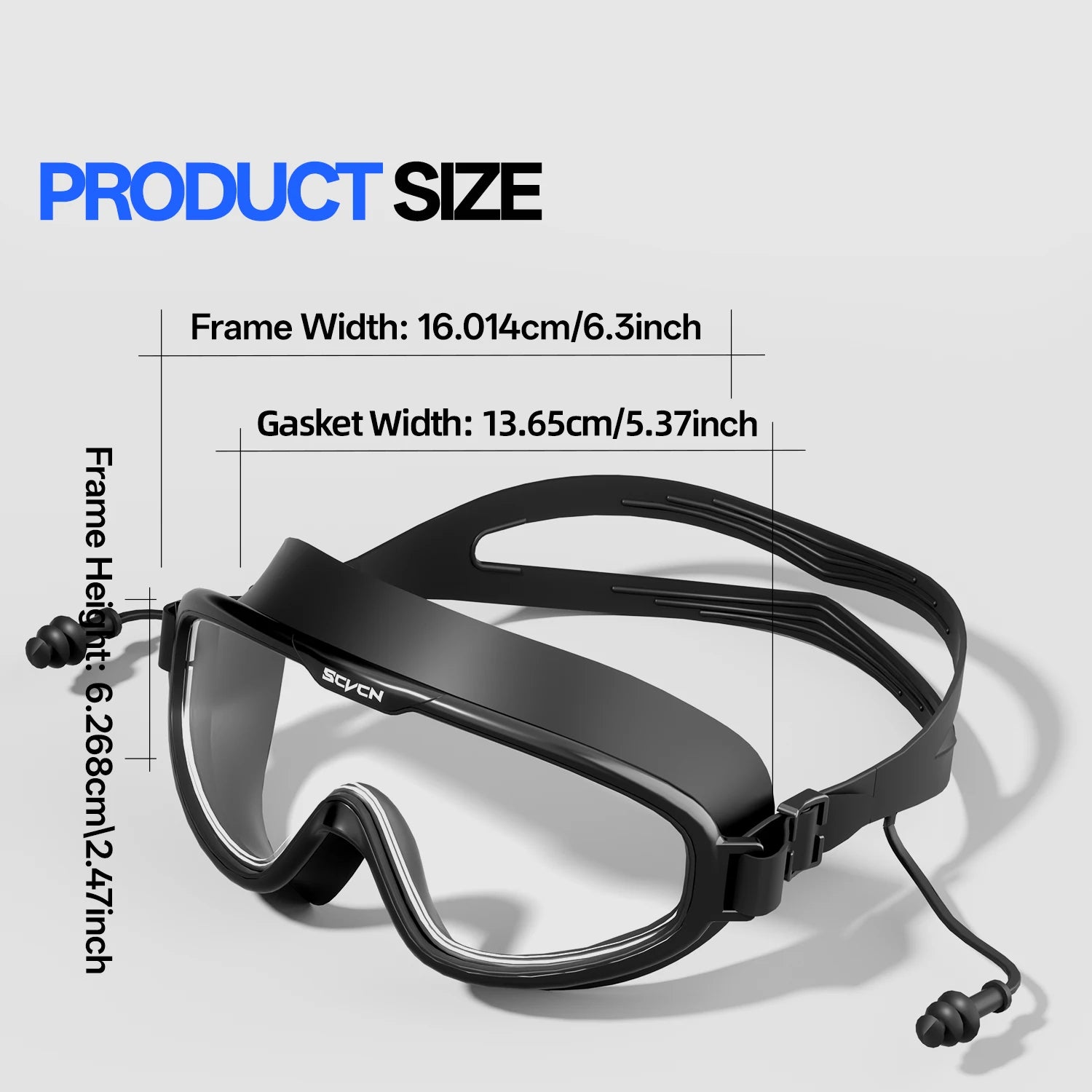 SCVCN Anti-Fog Swimming Goggles