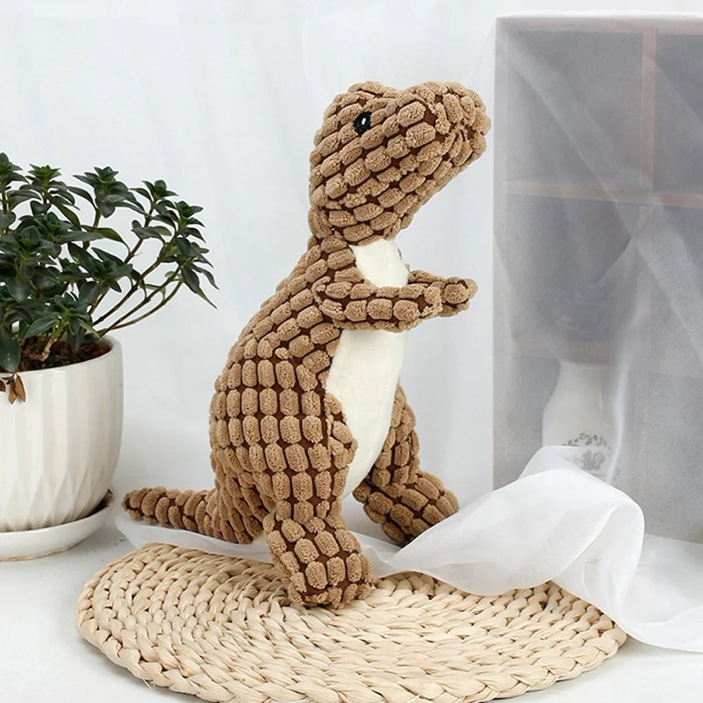 Interactive Dinosaur Plush Toy – Pet Chew