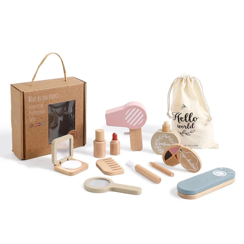 Wooden Makeup & Cosmetic Pretend Play Toys