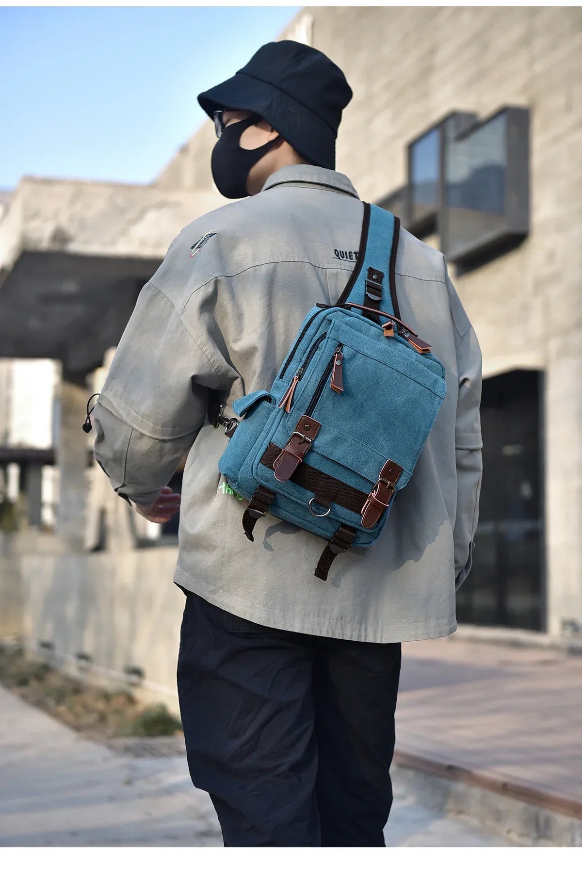 Small Canvas Backpack 20L