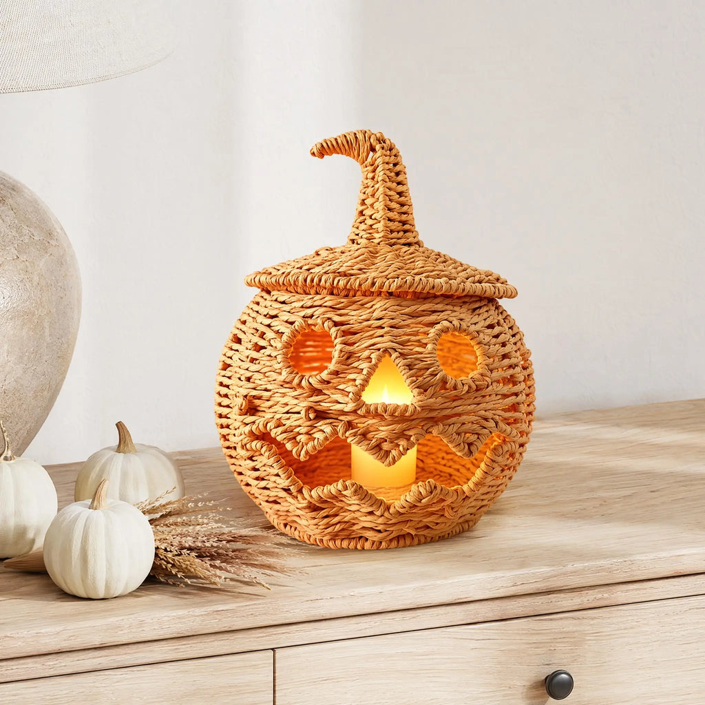Halloween Witch Hat Pumpkin Ornament