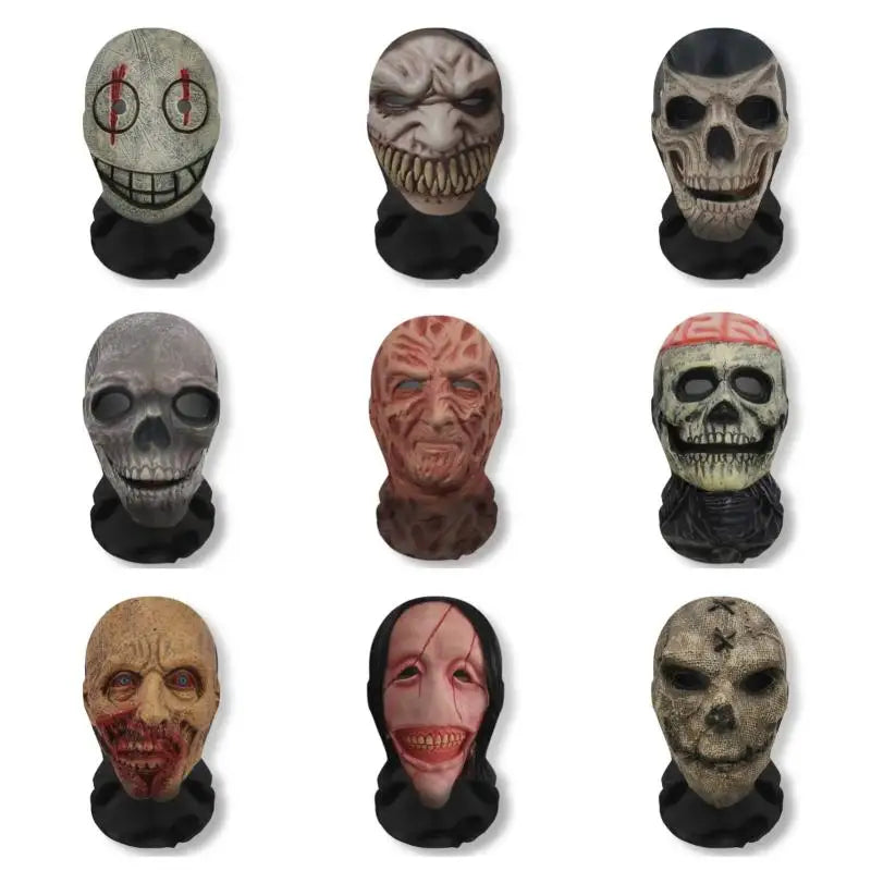 Halloween Printed Horror Hood Mask