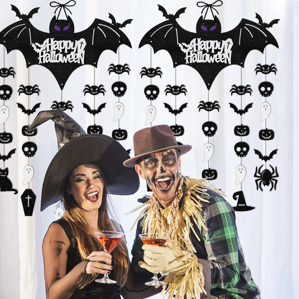 Halloween Bat Hanging Sign