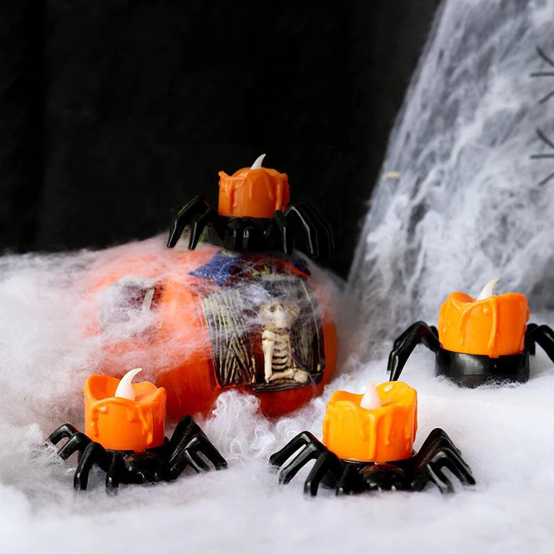 Halloween Spider LED Candle