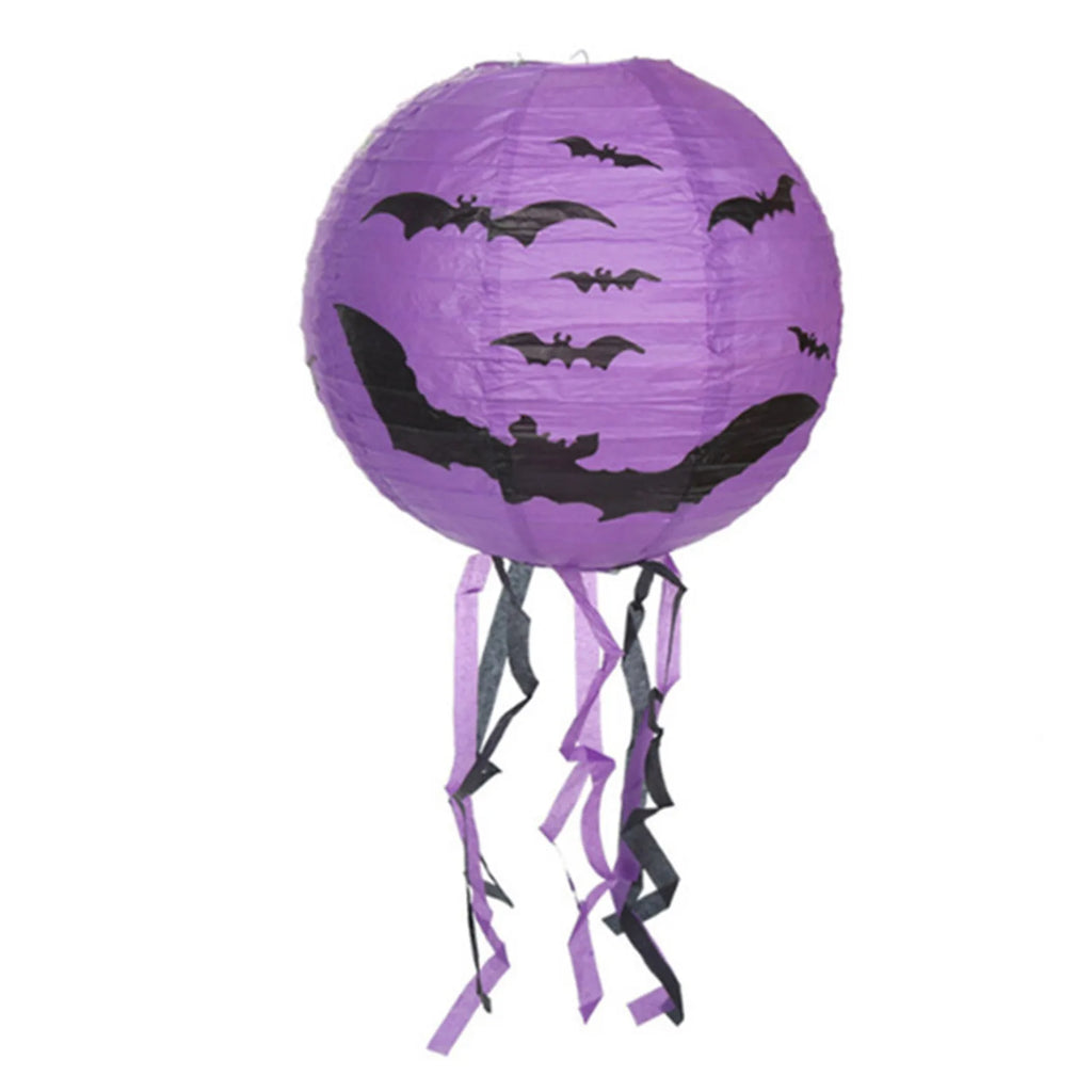 Halloween Paper Lantern with Streamers