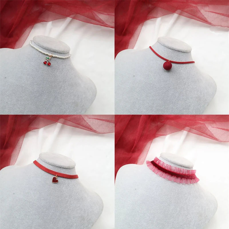 Fashion Velvet Lace Necklace – Women