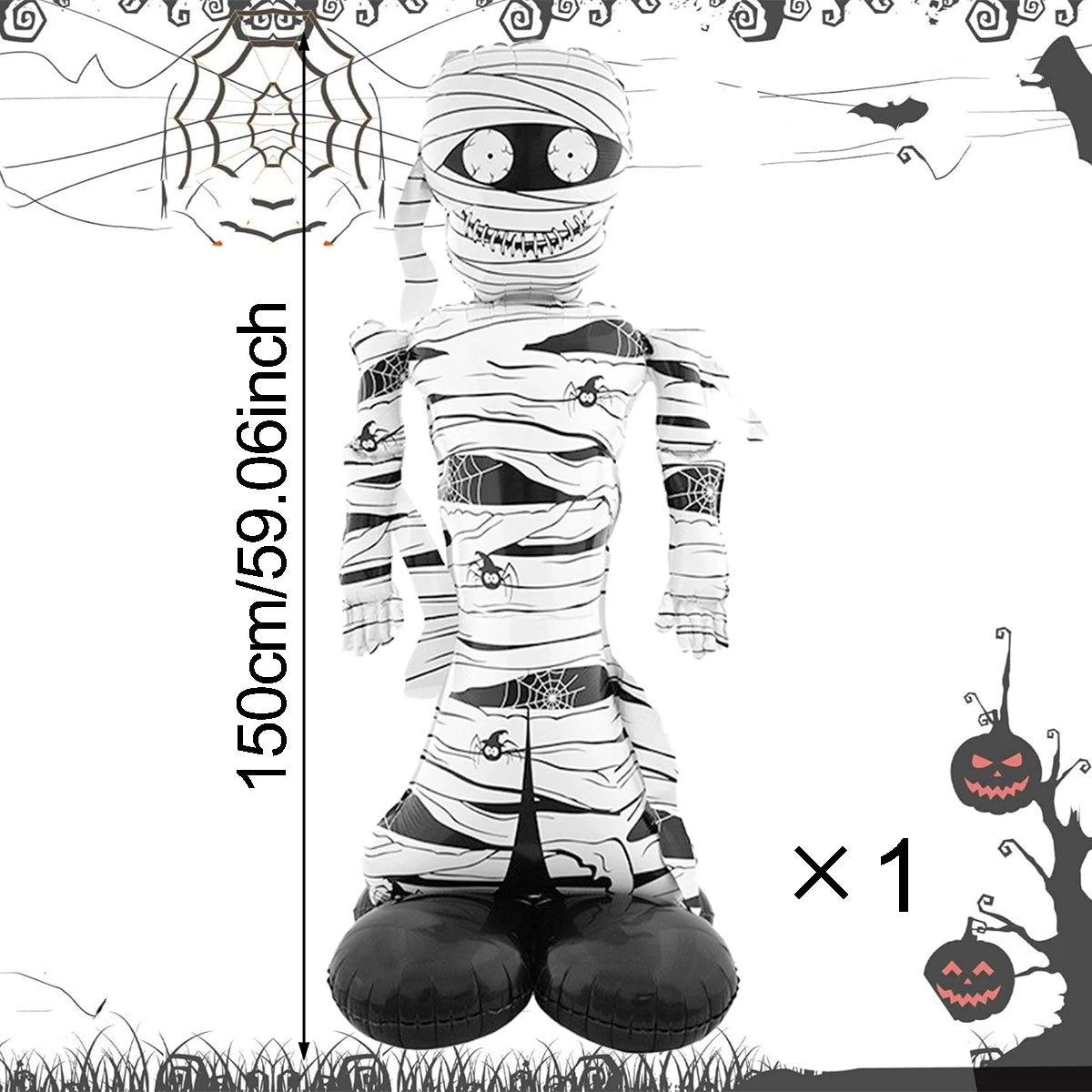 Halloween Character Foil Balloons