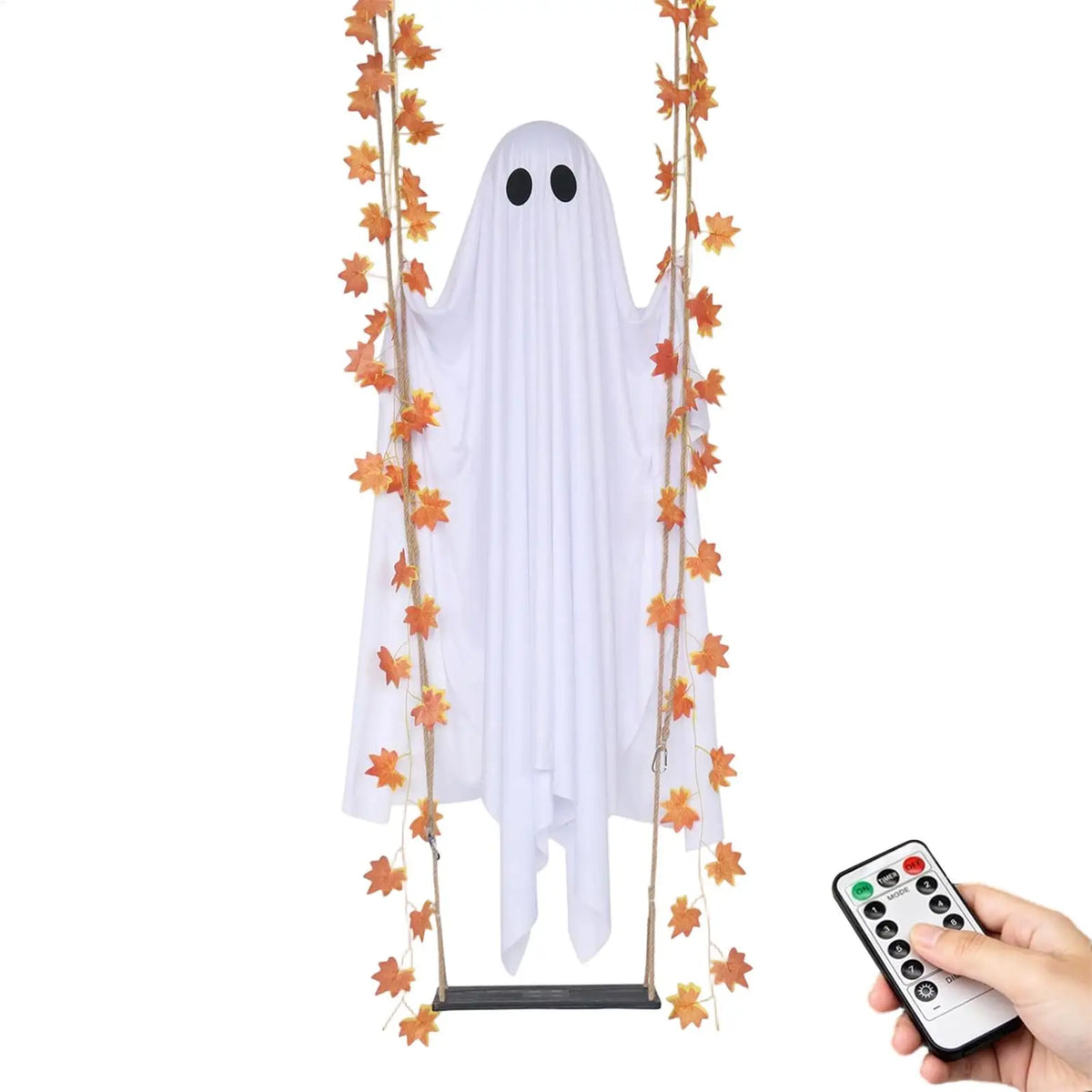 Halloween Remote-Control Swing Ghost