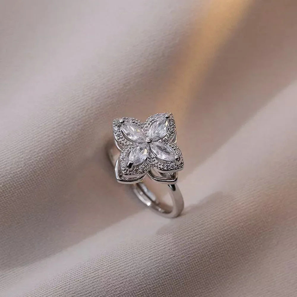 Elegant Zircon Open Ring